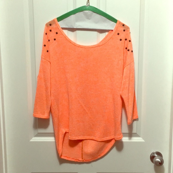Blu Pepper Tops - Flowy, bright orange top